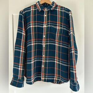 Corridor NYC Acid Plaid Shirt - Size Medium